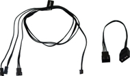 Kabllo Y RGB digjital Alphacool, 3 lidhje JST 3 pin, 60cm, i zi