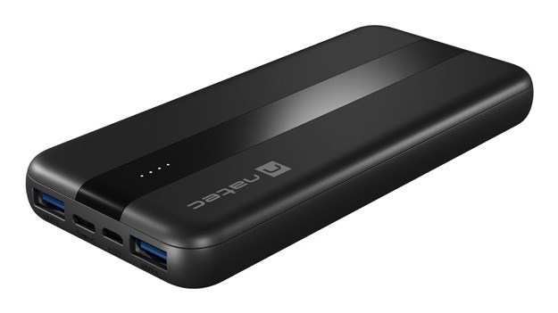 Power bank Natec, 10000mAh, 3 porta USB, Li Polymer, i zi