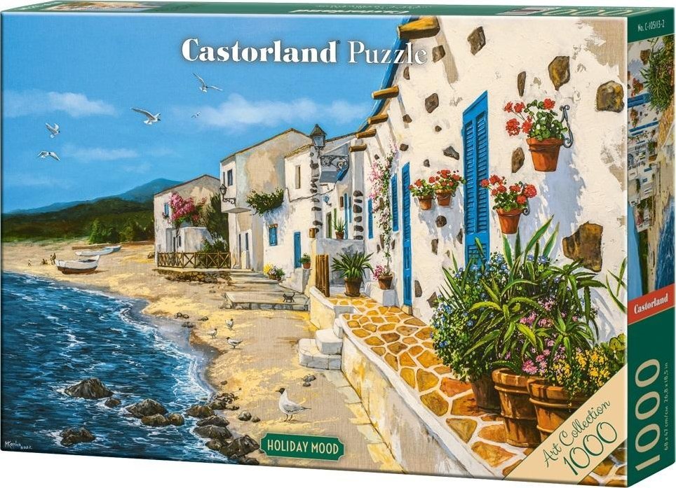 Puzzle Castorland Art Collection Holiday Mood, 1000 copa, për të rritur, shumëngjyrësh