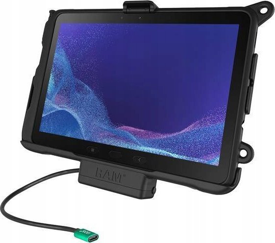 Док станица за таблет РАМ Маунтс RAM-HOL-SAM52CPU, за Самсунг Таб Актив Про, USB-C, црна