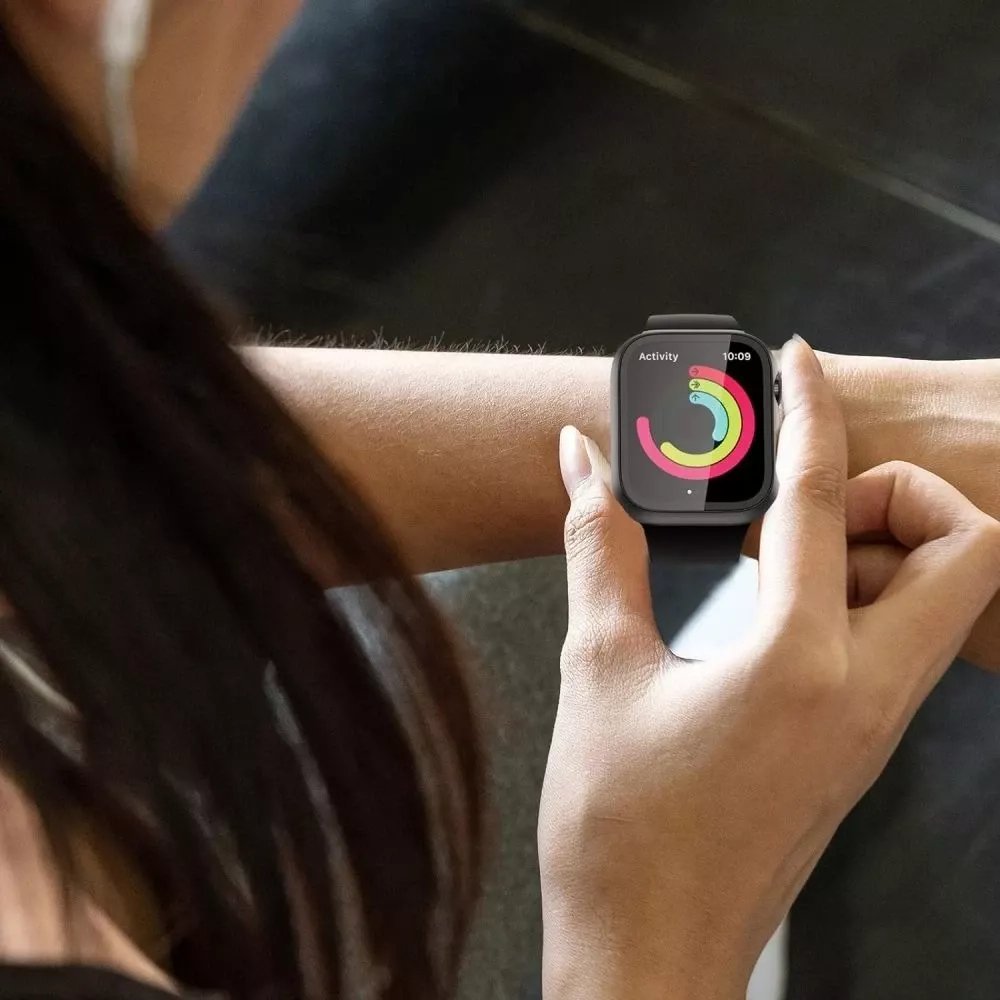 Kuti mbrojtëse Tech-Protect DEFENSE360 për Apple Watch 10 42mm, xham i integruar, transparente