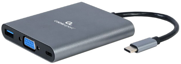 [OUTLET] Përshtatës 6në1 Gembird CABLEXPERT USB 3.1 Gen1, HDMI 4K@30Hz, VGA, USB-C PD, jack, SD