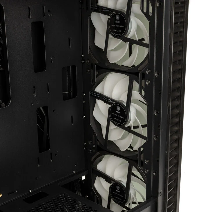 [OUTLET] Kasë Kolink Observatory HF Plus Glass ARGB Midi-Tower, e zezë
