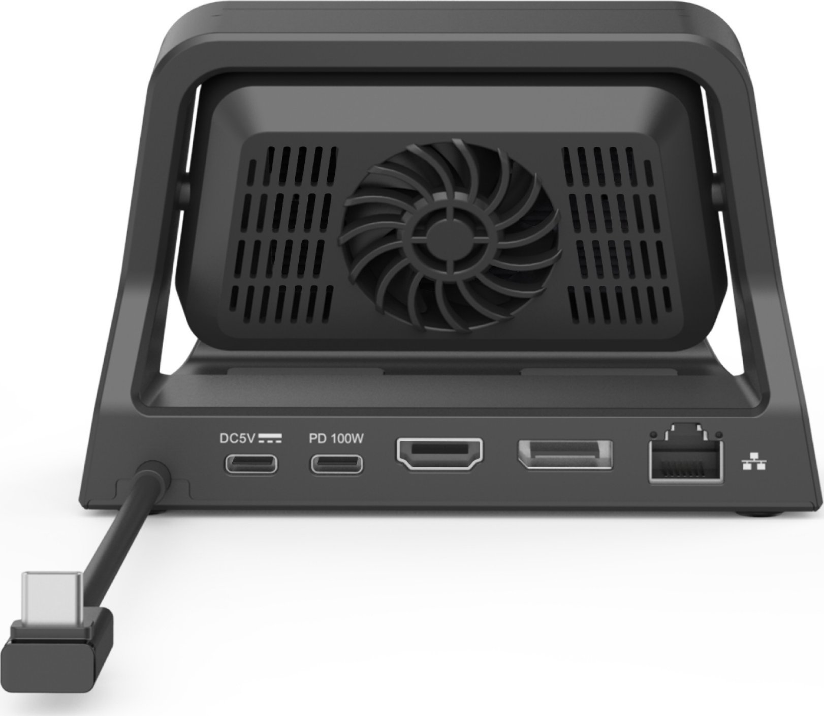 Docking station Unitek Pro D1097A për Steam Deck, 8K, 100W, e zezë