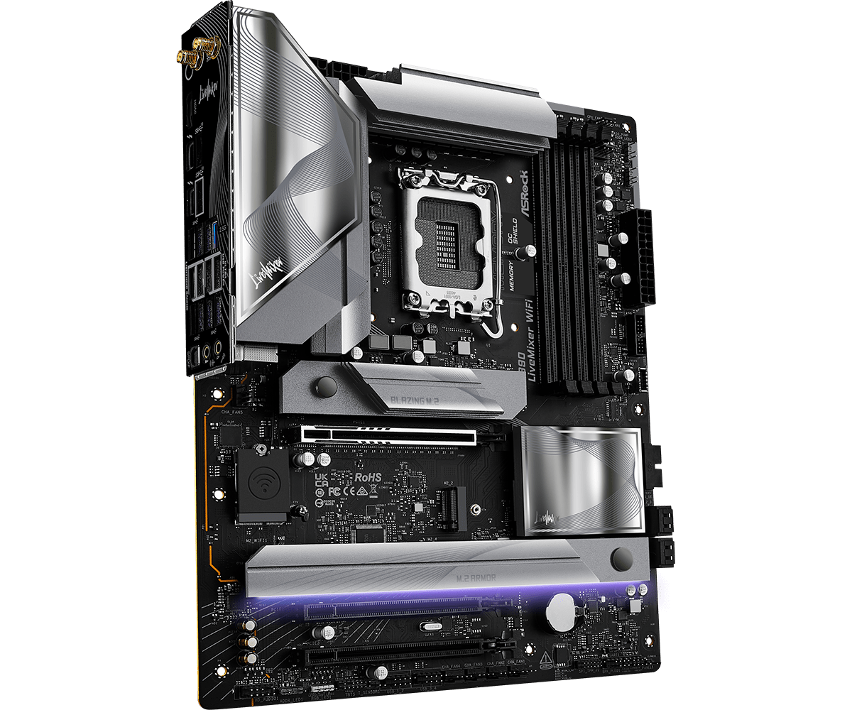 Motherboard ASRock Z890 LiveMixer WIFI, DDR5, PCIe 5.0, ATX