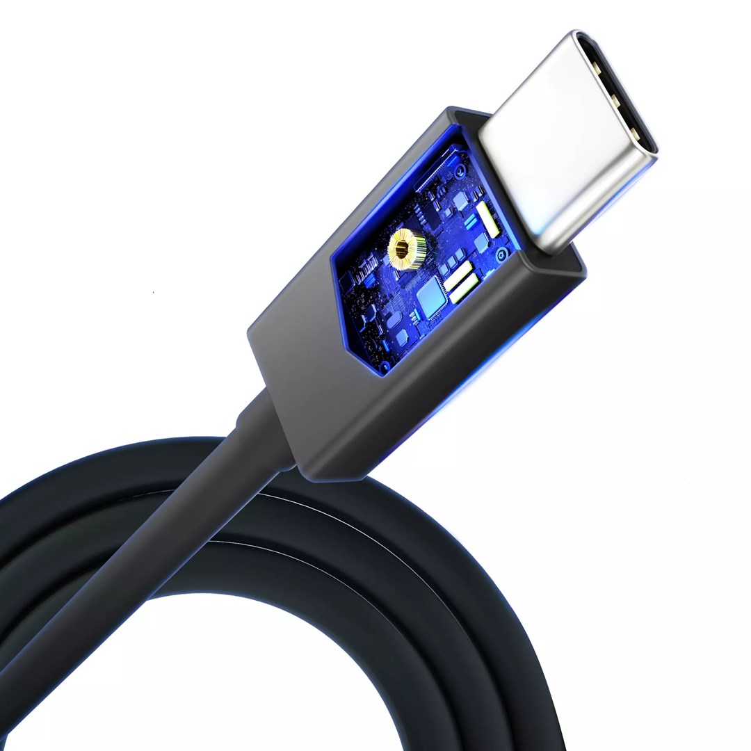 Kabllo 3MK Hyper ThunderBolt, 240W, 1.0m, e zezë