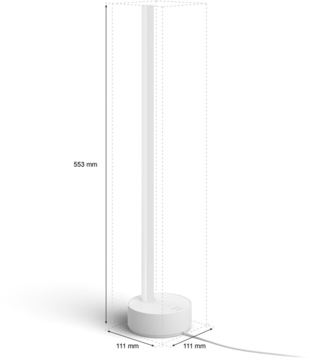Llambë Philips Hue Gradient Signe, e bardhë
