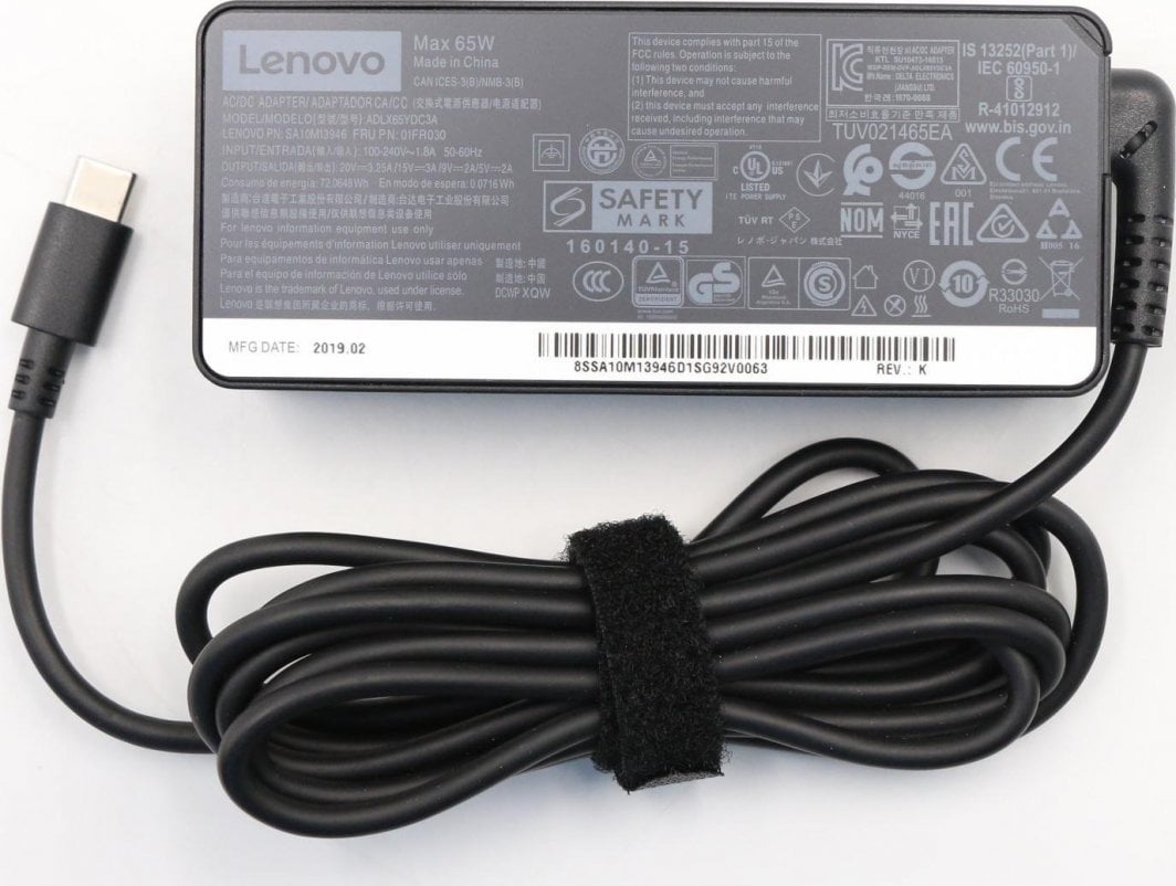 Karikues laptopi Lenovo AC, 20V, 3.25A