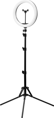 Llambë unazore Activeshop GLOW 13", 10W, me tripod, e bardhë