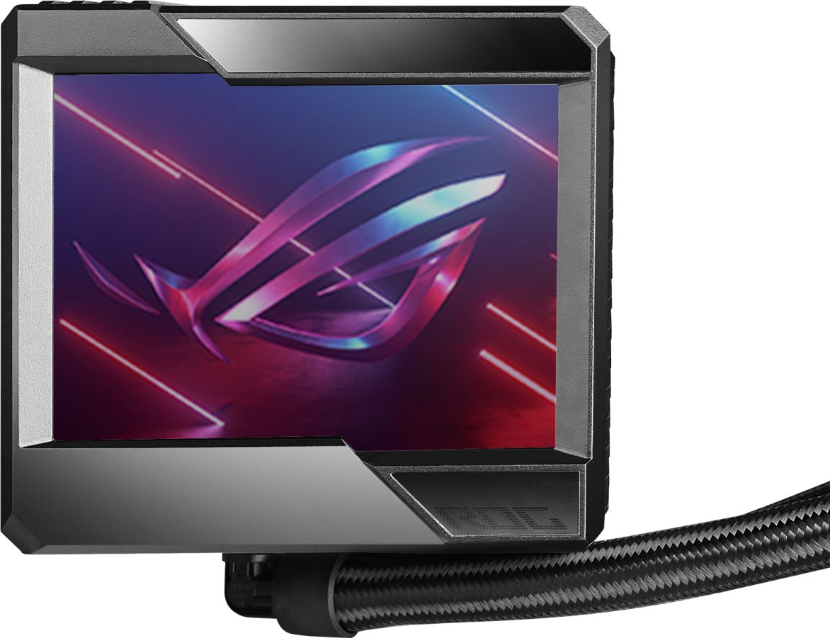 Sistem ftohës me ujë Asus ROG Ryujin II 240, 240mm, ekran LCD 3.5", i zi