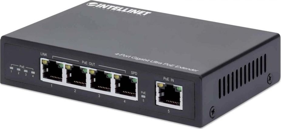 Aksesor për rrjet Intellinet Network Solutions Extender Ultra PoE Gigabit, 802.3at/af