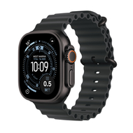 Apple Watch Ultra 3 Cellular 49mm Black Titanium Case with Black Ocean Band