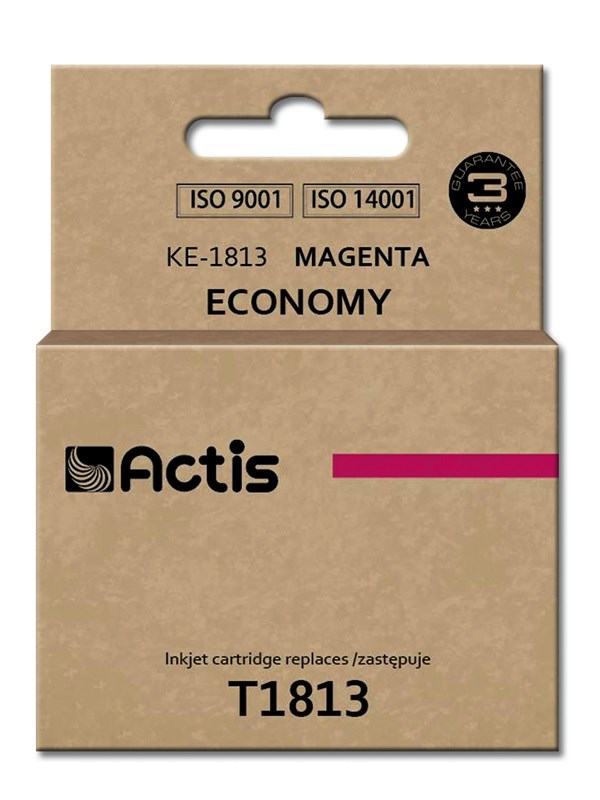 Ngjyrë për printer Actis KE-1813 (zëvendësim për Epson T1813), 15 ml, vjollcë