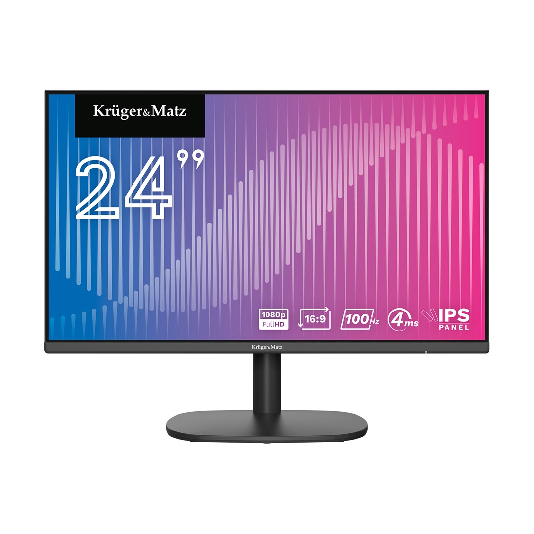 Monitor Kruger& Matz KM0198-M24, 24", 1920 x 1200, WUXGA, 100 Hz, i zi