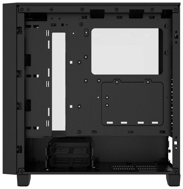 Kasë Corsair 3000D RGB Tempered Glass, e zezë