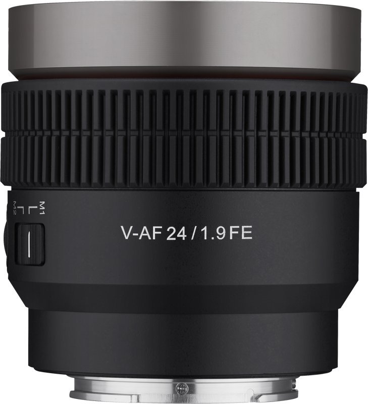 Objektiv Samyang V-AF 24mm T1.9, Sony FE, autofokus, i zi