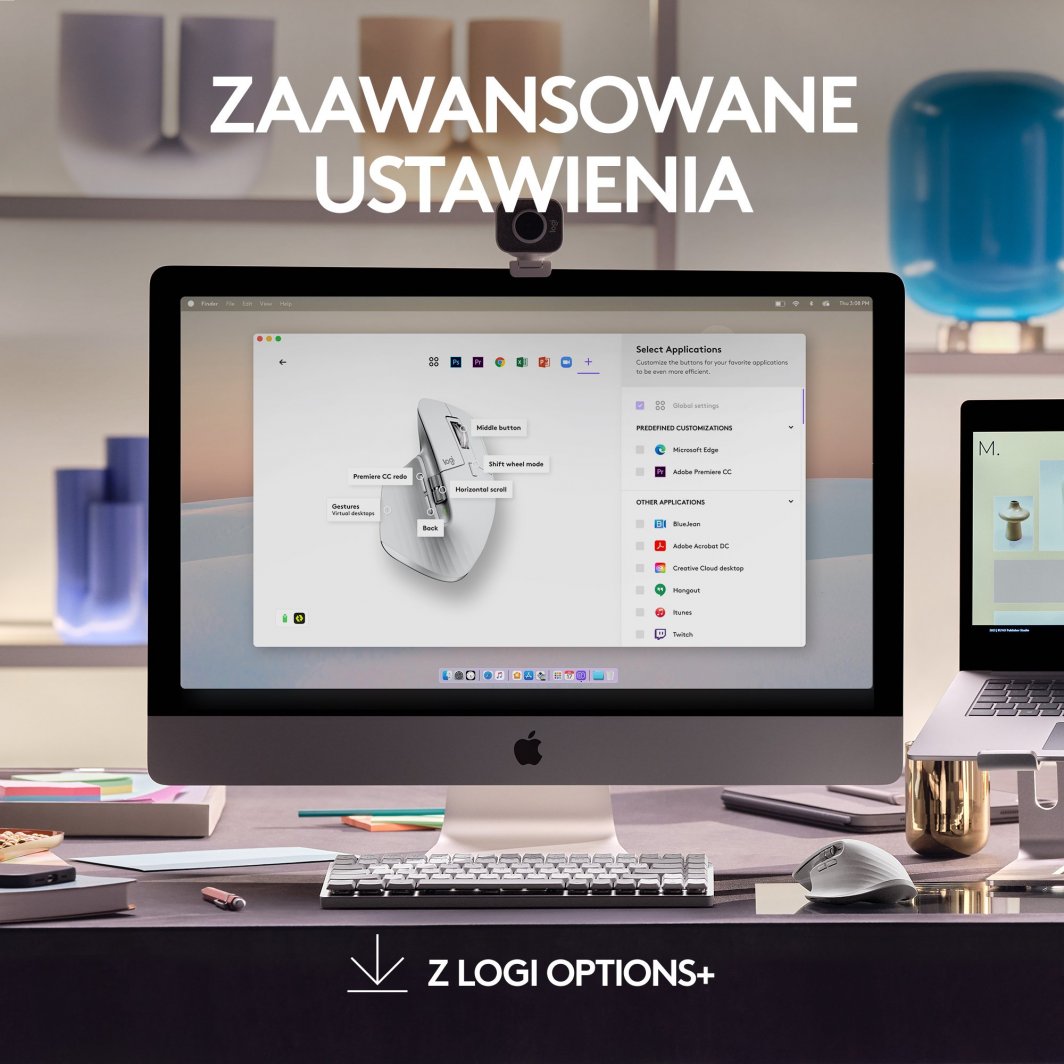 Maus Wireless Logitech MX Master 3S për Mac (910-006572)