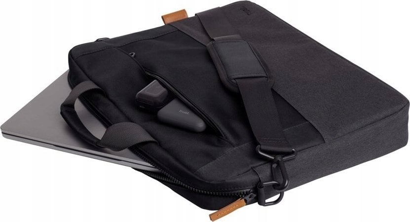 Çantë për laptop Trust Lisbon, 16", material i ricikluar, e zezë