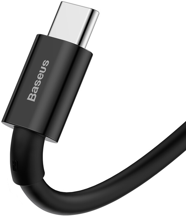 Kabllo për karikim / të dhëna Baseus Superior Series USB-A - USB-C, 66W, 1m, e zezë