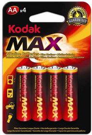 Bateri alkaline AA Kodak LR6 Max, 1.5V, paketë 4 copë