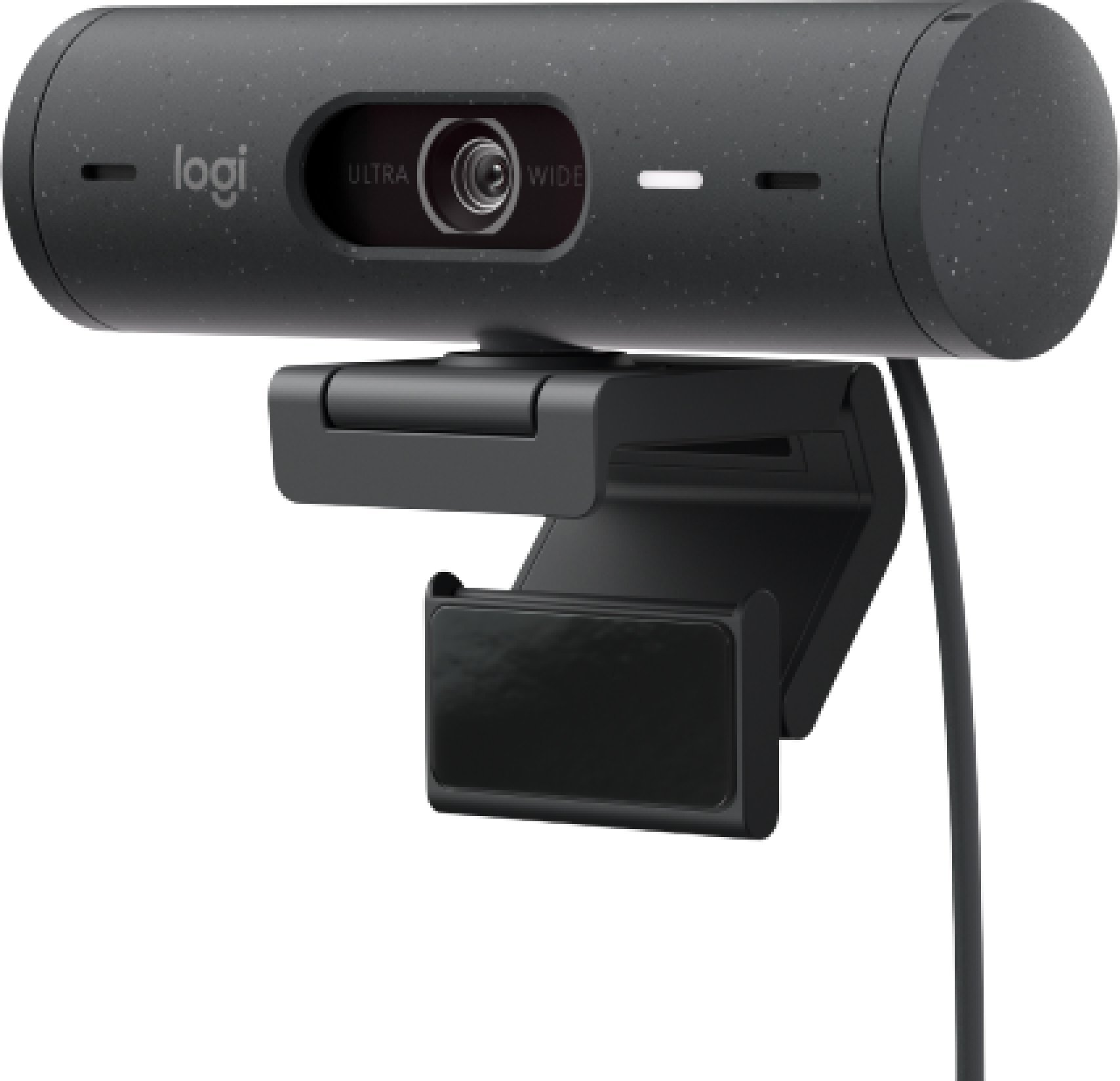 Set kamerë web dhe kufje Logitech Brio 500 Graphite H390, Full HD, USB, gri