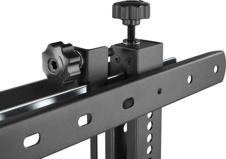 Mbajtëse muri për video wall Equip Pop Out, 45"-70", e zezë