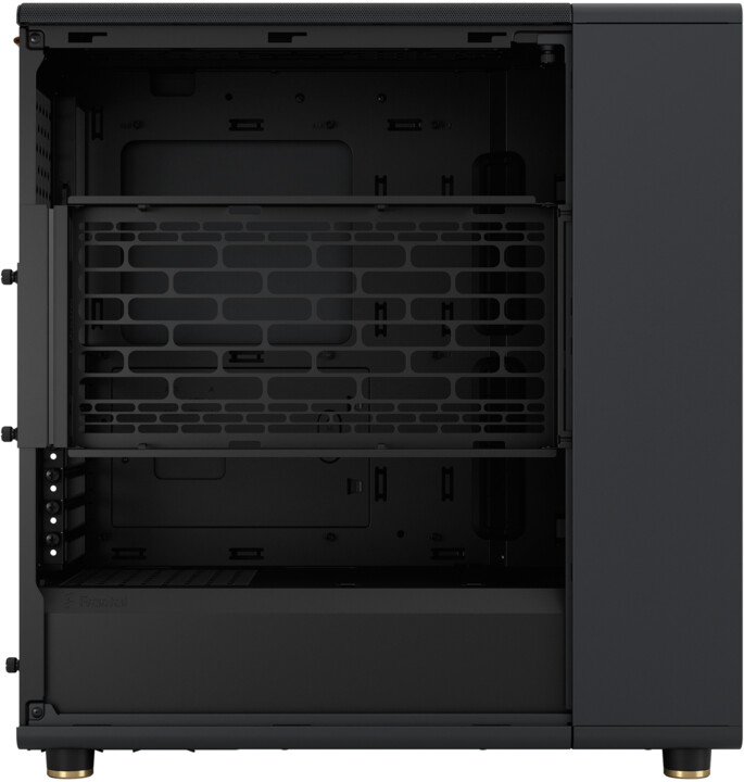 Kуќиште Fractal Design North Charcoal, црна боја