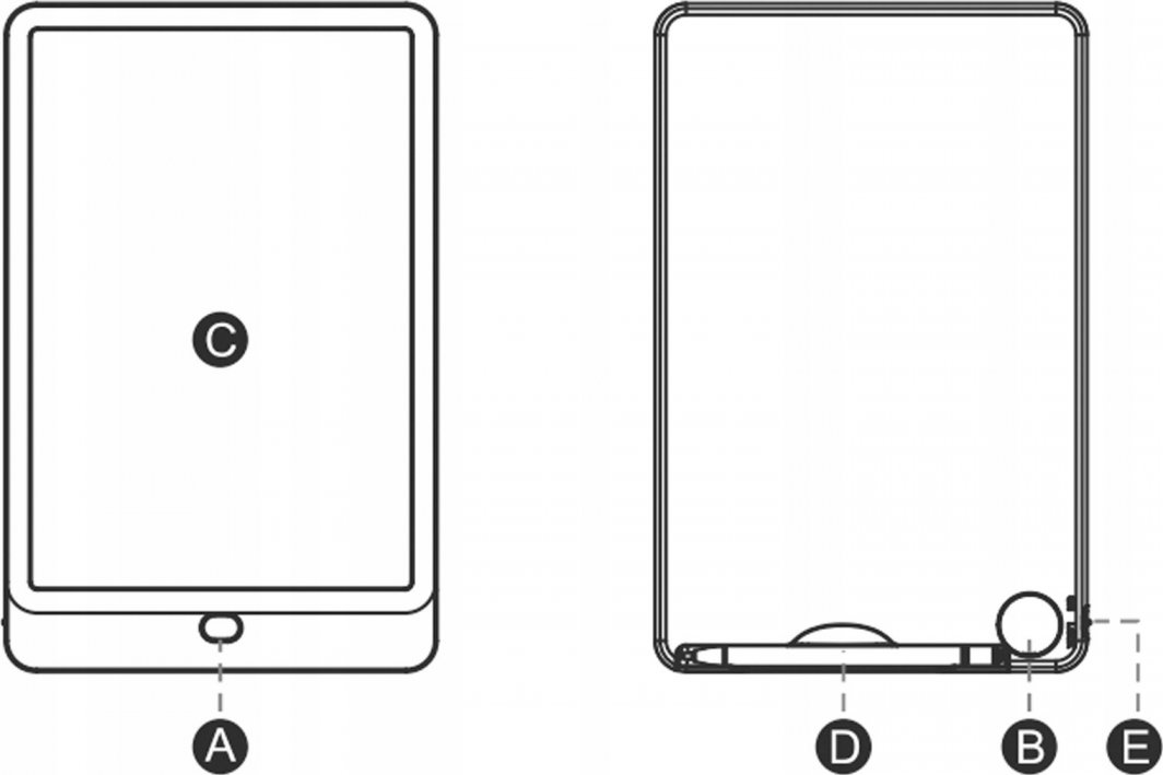 Tablet grafik Denver LWT-10510, 10.5", LCD, rozë