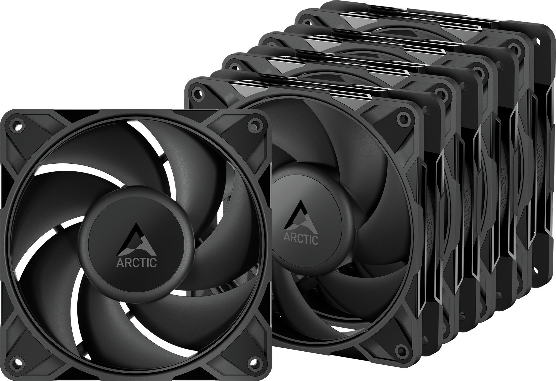 Ventilator PC ARCTIC Freezer P12 Pro PST, set 5 copë, 120 mm PWM, i zi