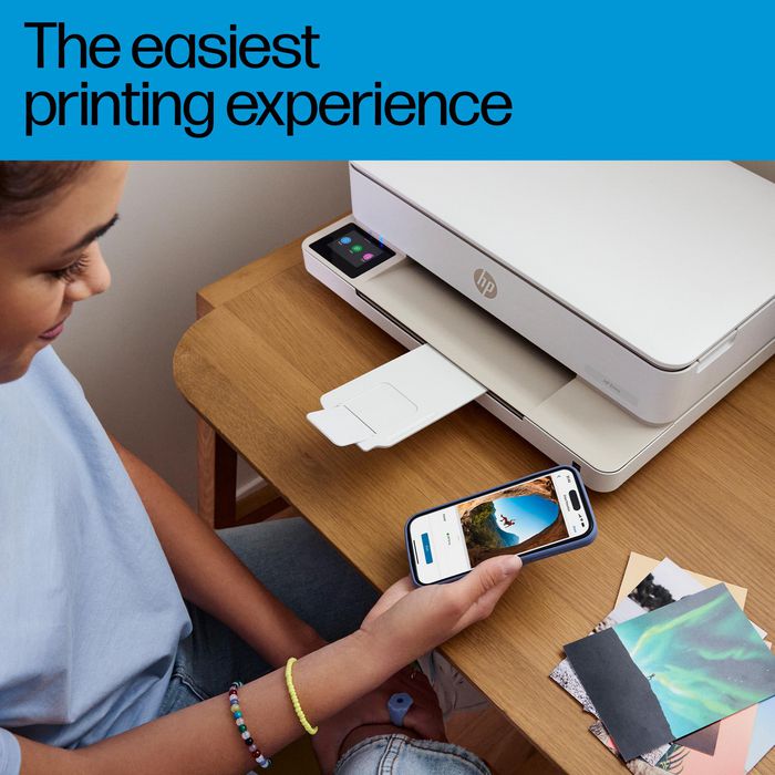 Printeri HP Envy 6120e All-in-One, me ngjyra, WiFi, bezh