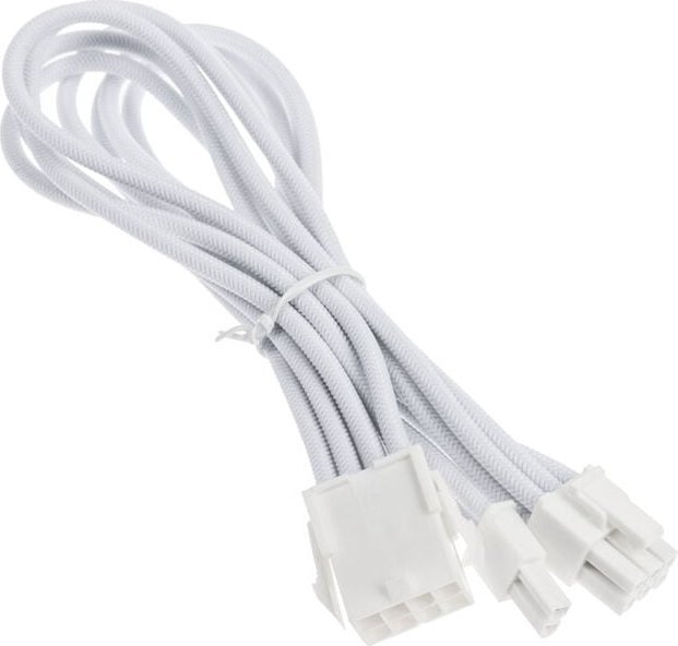 Kabllo zgjatëse PSU SilverStone PP07E, PCIe 6+2 pin, 30cm, i bardhë