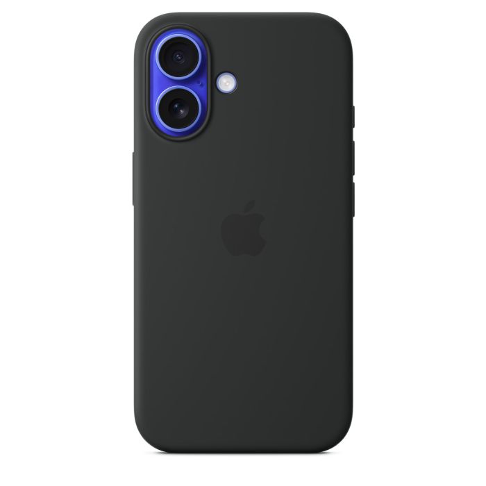 Apple iPhone 16 Silicone Case with MagSafe, Black 2