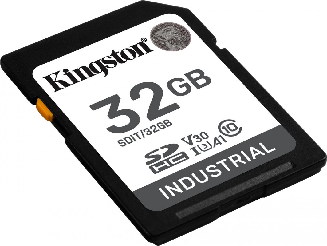 Kartë memorie Kingston Industrial SDHC, 32GB, UHS-I/U3, A1, V30