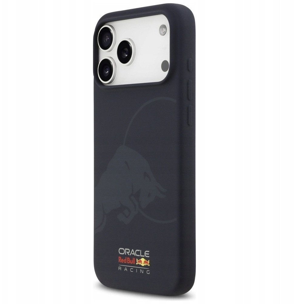 Kapak telefoni Red Bull Silicone Single Bull Logo MagSafe për iPhone 17 Pro Max, silikon, navy blue