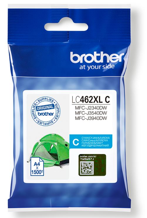 Ngjyrë Brother LC-462XLC, cyan