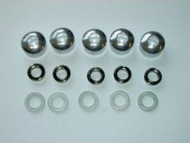 Set bushing Manfrotto RD04003, 5 copë, për kokë D400, i zi