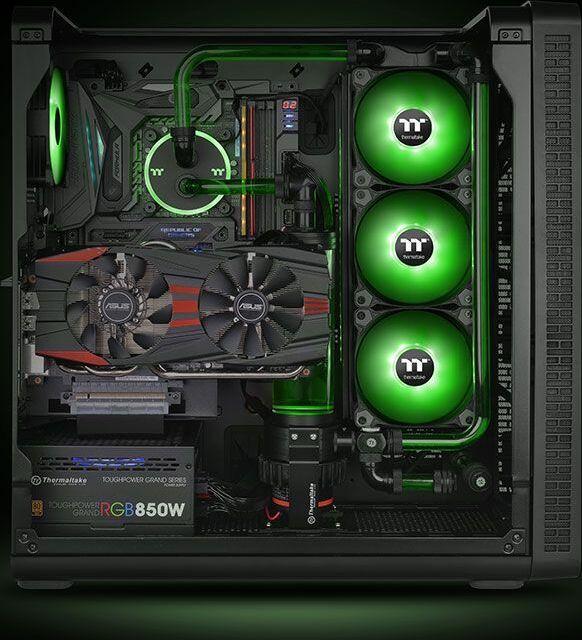 Ftohës Thermaltake Pure A14, 140 mm, i gjelbër
