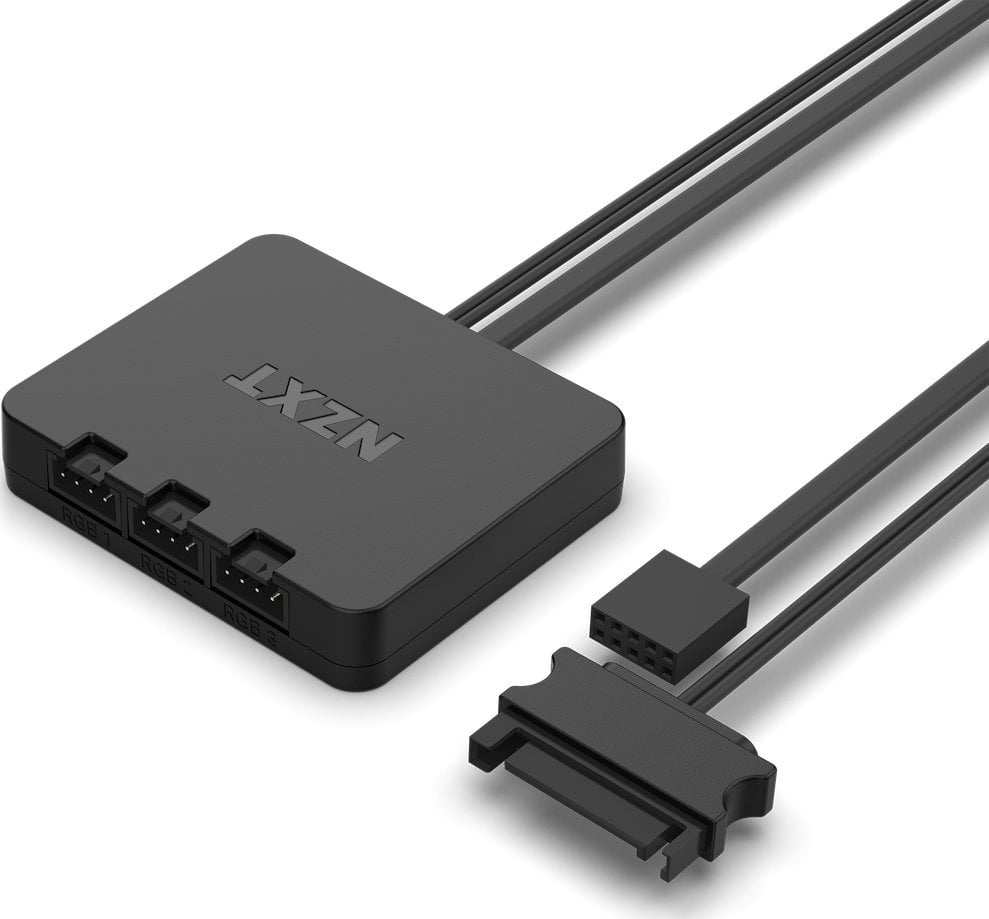 Set ftohësish NZXT F120 RGB Duo, 3 copë, të zinj