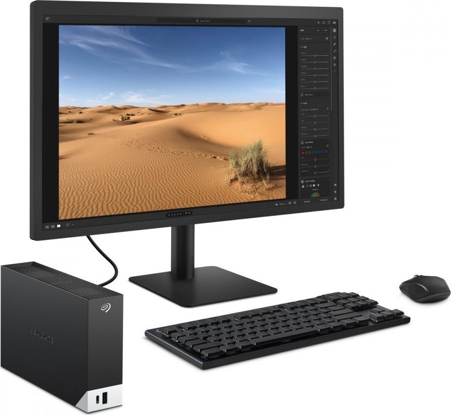 Hard disk i jashtëm Seagate One Touch Desktop Hub, 6TB, USB 3.0 USB C, i zi
