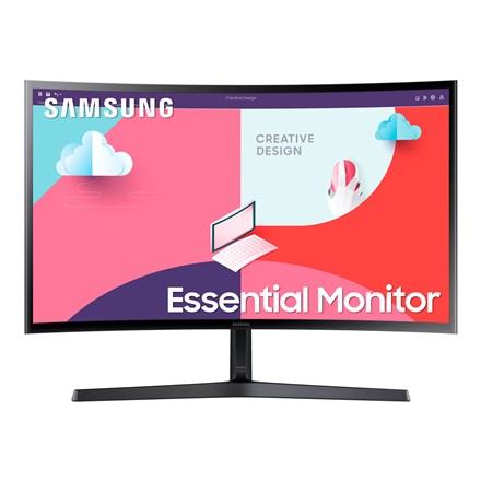 Монитор Samsung S24C366EA, 24”, Full HD, закривен, црн
