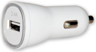 Karikues Techly 1x USB-A, 2.4A, i bardhë