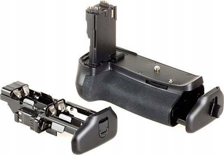 Battery grip Meike për Canon 60D, për 2 bateri LP-E6 ose 6x AA, i zi