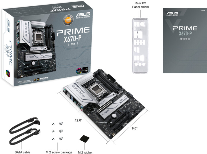 Pllakë amë ASUS PRIME X670-P - AMD X670