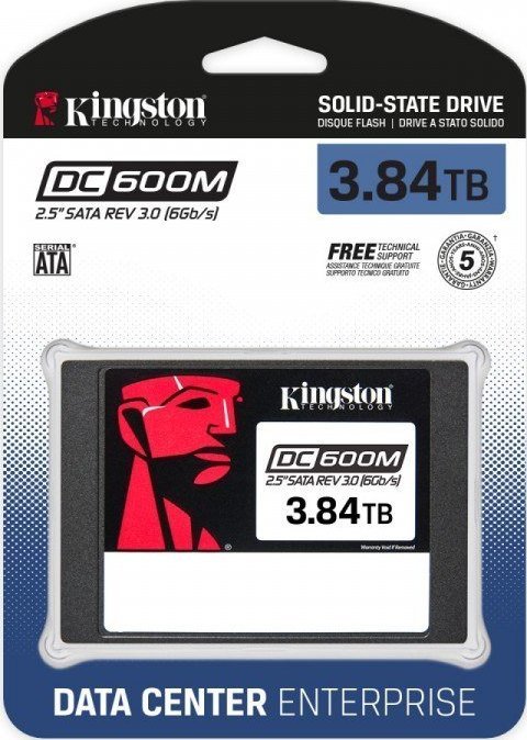 Disk SSD Kingston DC600M 3.84TB, 2.5" SATA III