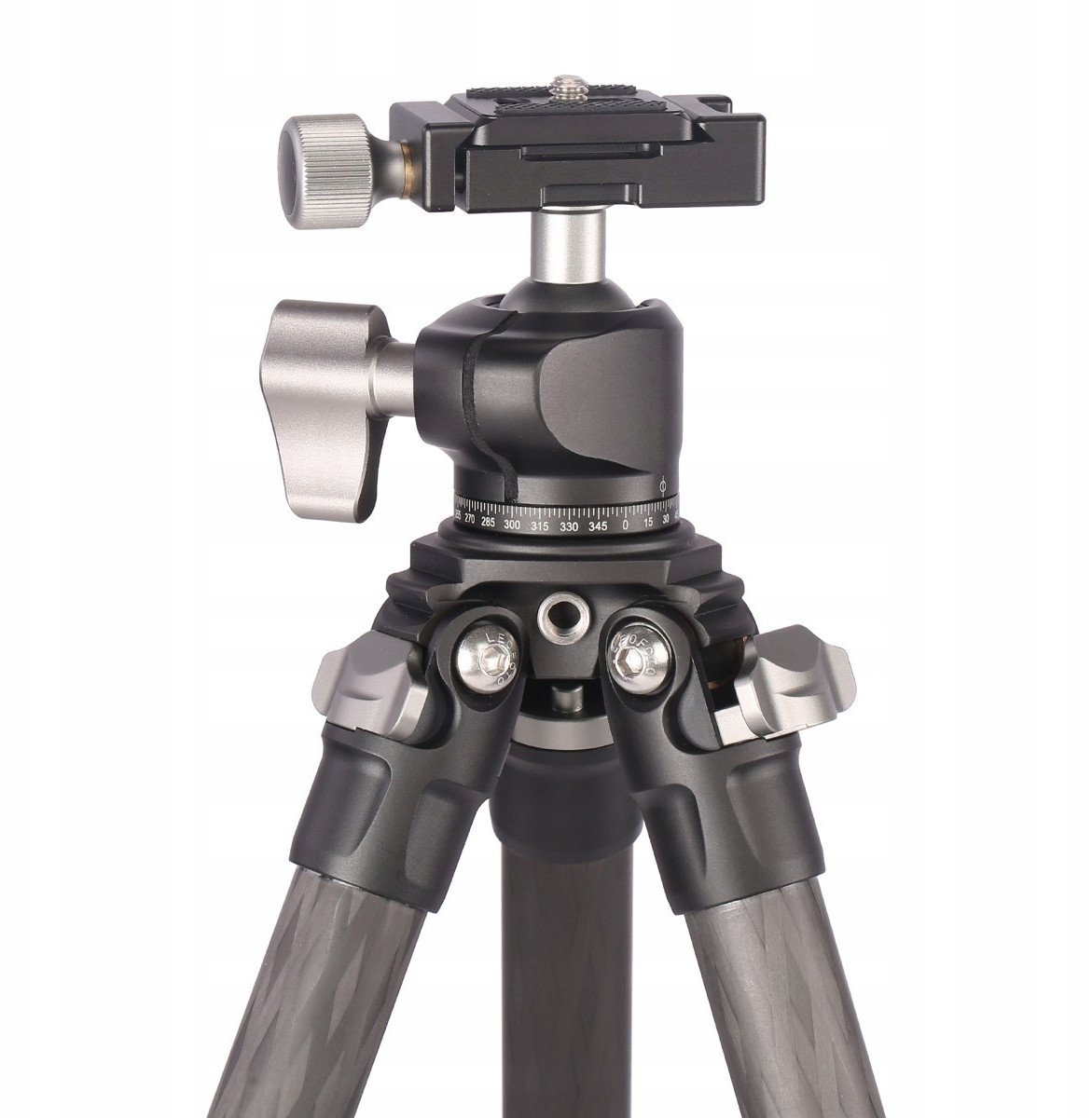 Tripod karboni Leofoto LS-225C LH-25, ultra i lehtë, me ballhead, i zi