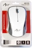 Maus wireless Art, i zi/bardhë