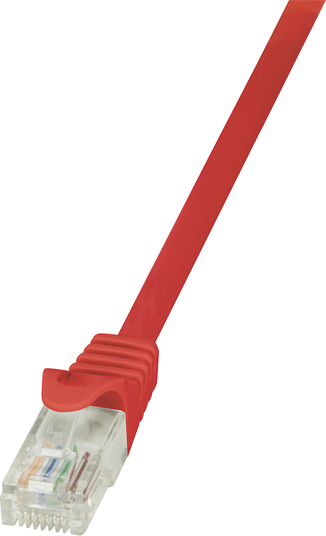 Kabllo patchcord LogiLink Cat. 5e, U/UTP, 5m, e kuqe