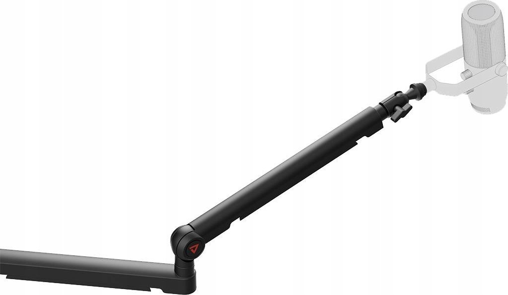 Krah mikrofoni Thronmax Twist S6, profil i ulët, menaxhim kabllosh, metalik, i zi