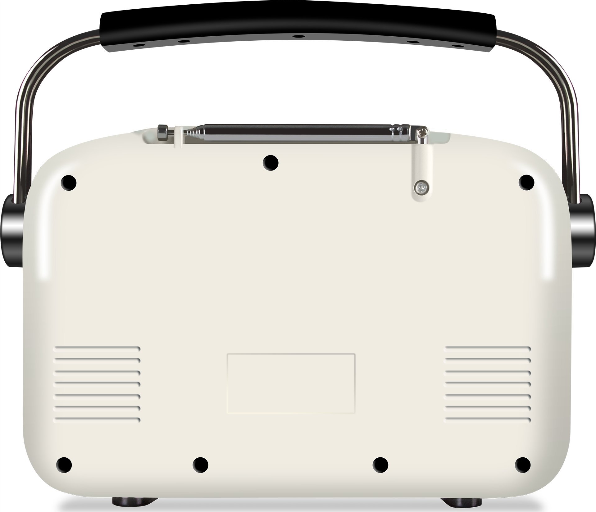 Radio portative Sven SRP-500, FM AM SW, retro, e bardhë