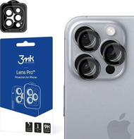 Mbrojtës lente 3mk Lens Protection Pro, për iPhone 16 Pro 16 Pro Max, i zi